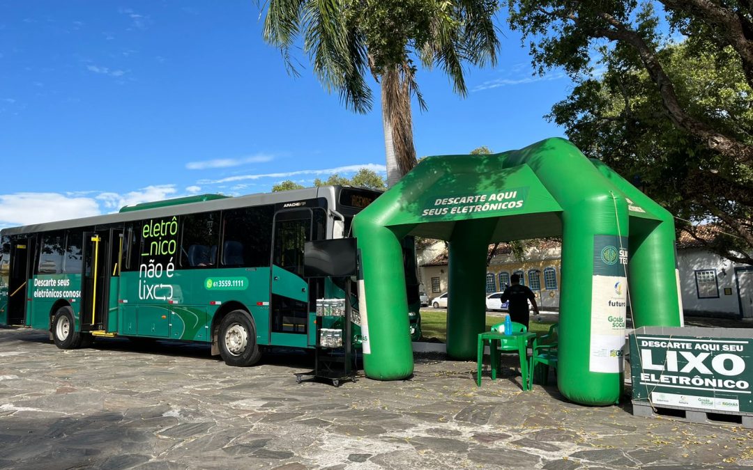 No FICA, Governo de Goiás promove recolhimento de lixo eletroeletrônico e cursos de capacitação